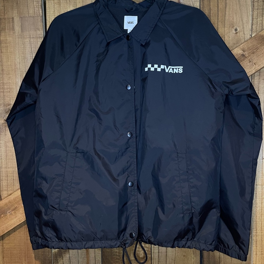 Vans Black Windbreaker Jacket